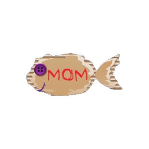 Cardboard Craft Fish